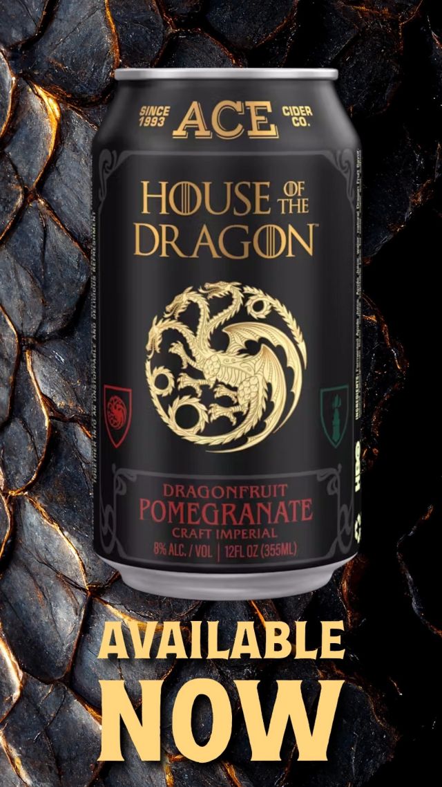 Are you all caught up on House of the Dragon? I can't believe that guy died! So messed up... But whether you're team green or team red, Ace has made the perfect cider to sip while you're on your Iron Throne.